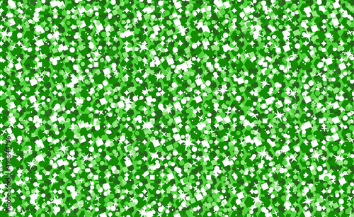 Green Glitter Background - Vector Illustration