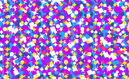 Party Background - Glitter Confetti backdrop - Vector Illustration