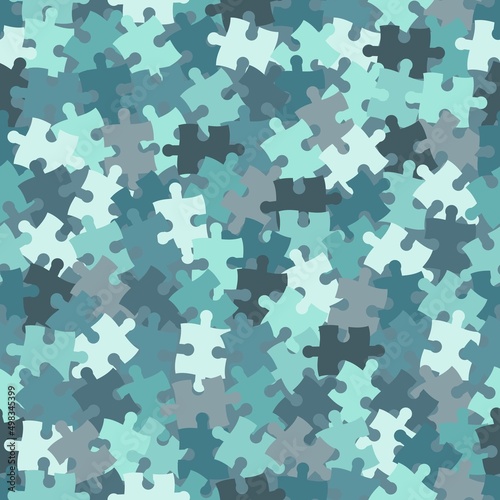 Texture decorative camouflage seamless pattern. Abstract vector illustration