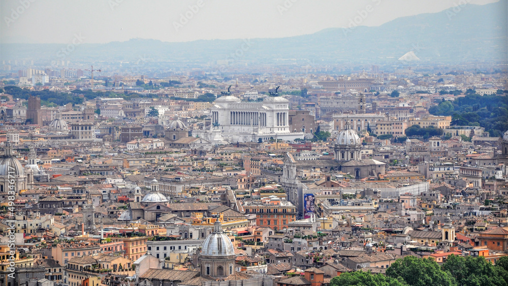 Vue aérienne de Rome, Italie.