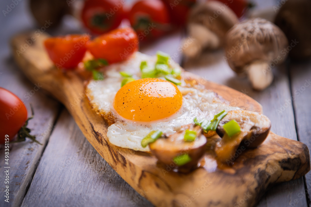 Sunny side up fried eggs Sunny side up fried eggs