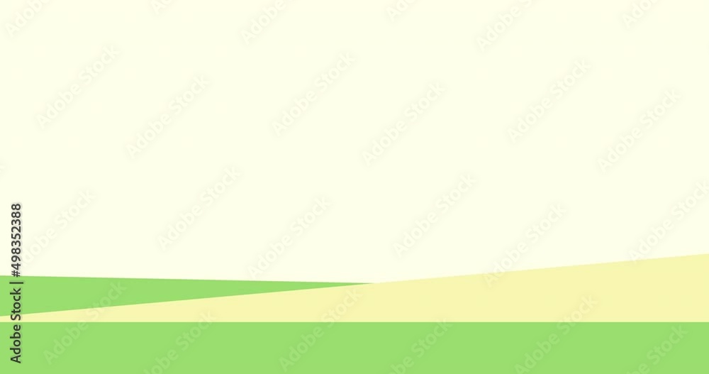 Animation of green shapes on green background Animation of green shapes on green background