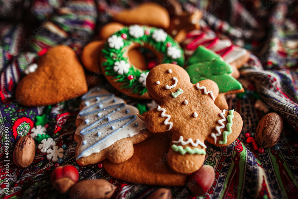 Christmas Cookies for happy new year. High quality photo Christmas Cookies for happy new year. High quality photo