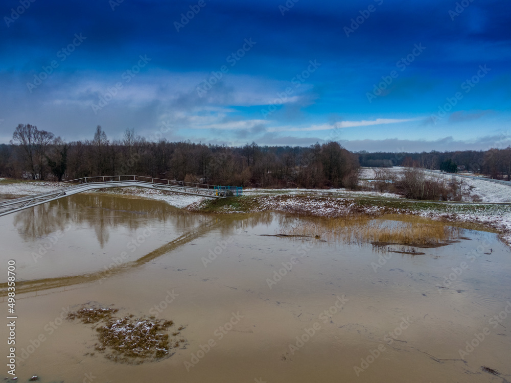 River Česma near the village of Narta from above River Česma near the village of Narta from above