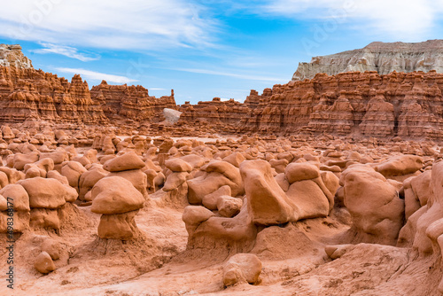Hoodoo Rock Formations at Goblin Valley State Park in Utah