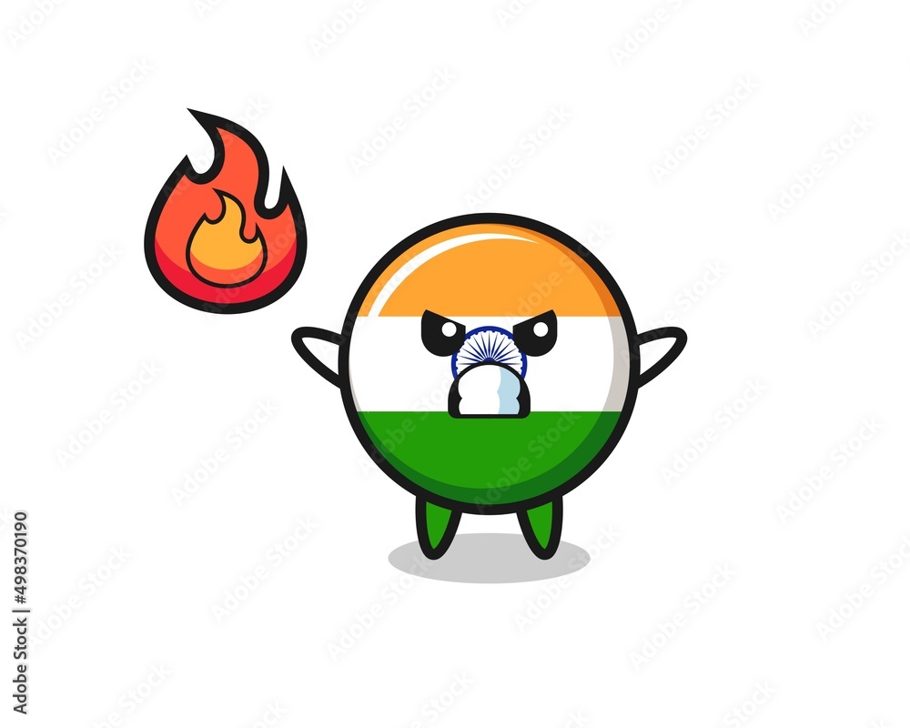 india character cartoon with angry gesture india character cartoon with angry gesture