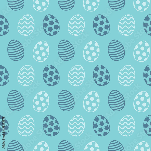 Easter egg pattern. Seamless Easter pattern. Vector