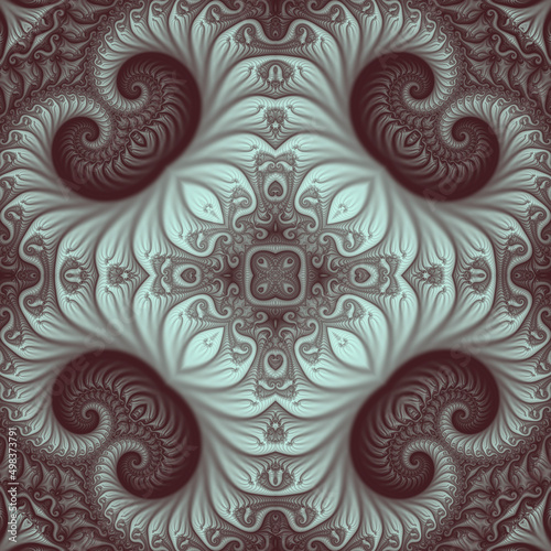 ornamental seamless element. pattern. Illustration abstract background. High quality illustration. Fractal.