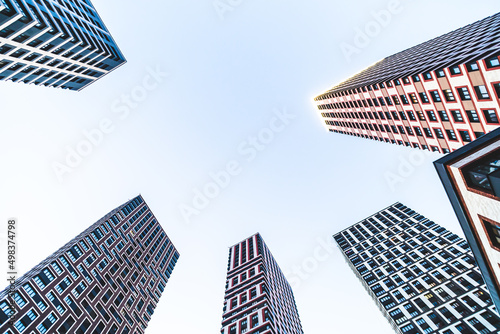 skyscrapers   a modern urban residential complex