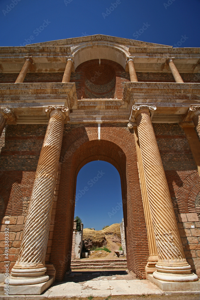 Fototapeta premium Ancient city of Sardes. Sardis, Manisa, Turkey