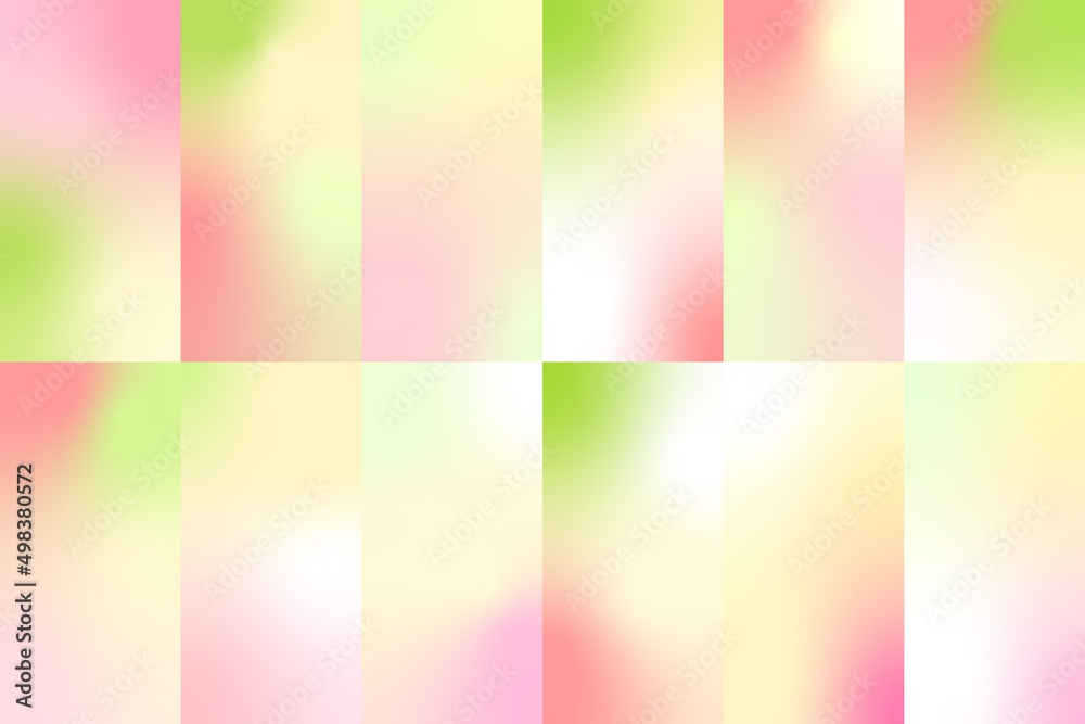 Mosaic spring color pink gradient background rectangular banner (3: 2)