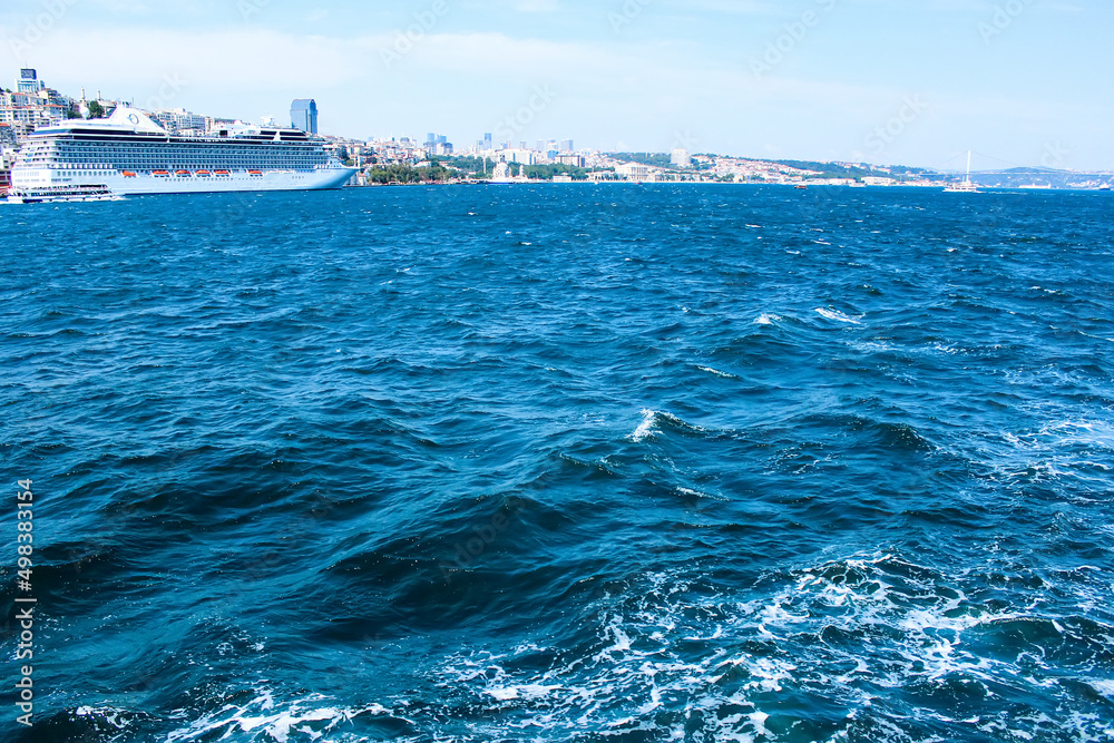 Ship in the sea