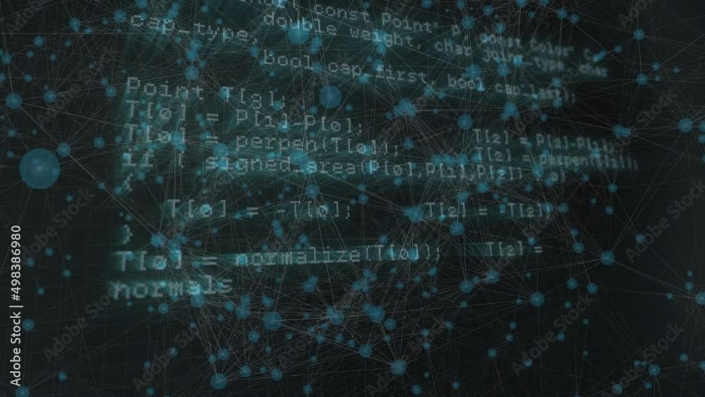 Animation of diverse data processing in digital space Animation of diverse data processing in digital space