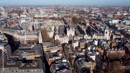 Fleet Street leading to Aldwych and the Strand, Northbank, London photo