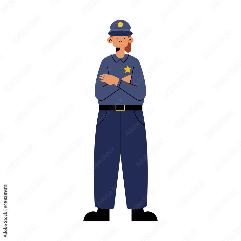 policeman character profession