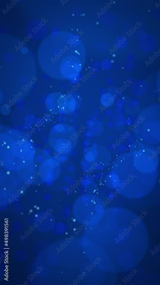 Blue Bokeh Background Loop