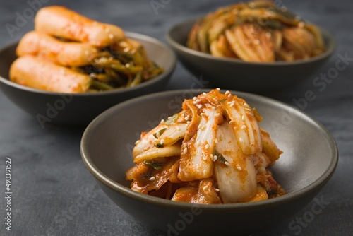 Close up of delicious Kimchi.