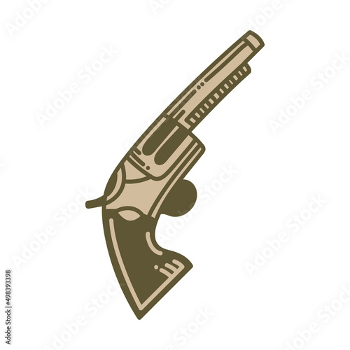 gun weapon vintage style