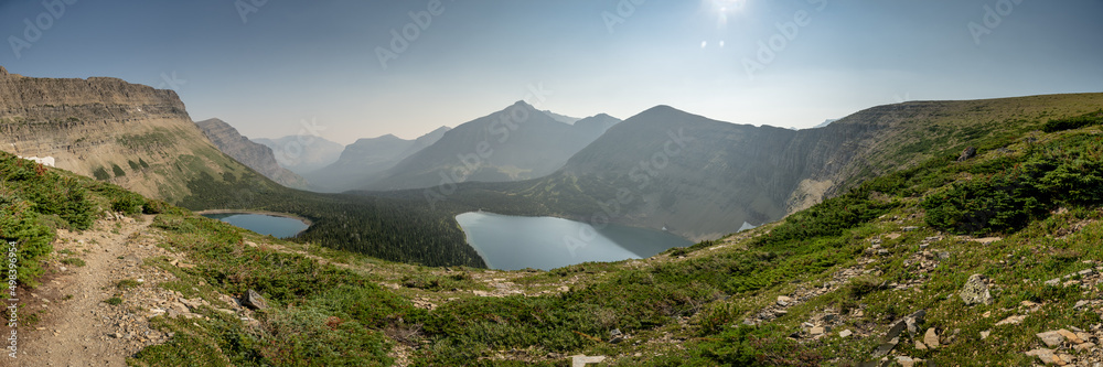 Panorama View Of The Valley From Pitamakan Pass