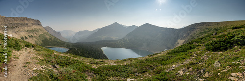 Panorama View Of The Valley From Pitamakan Pass photo
