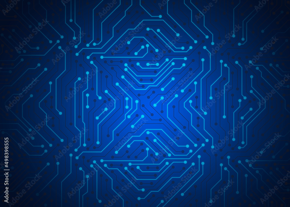circuit board pattern, Artificial intelligence of digital human. vector illustration circuit board pattern, Artificial intelligence of digital human. vector illustration