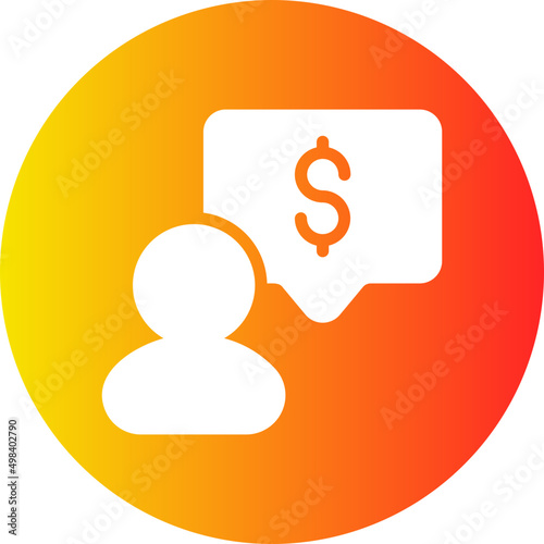 negotiating gradient icon
