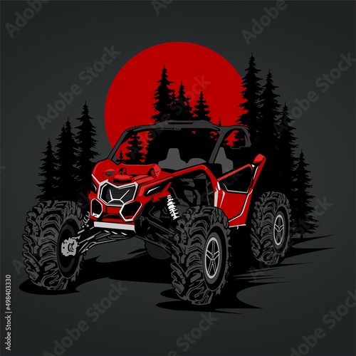 utv illustration design icon vector	