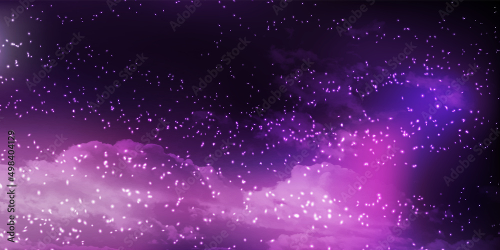 Obraz premium 夜空 星 風景 背景