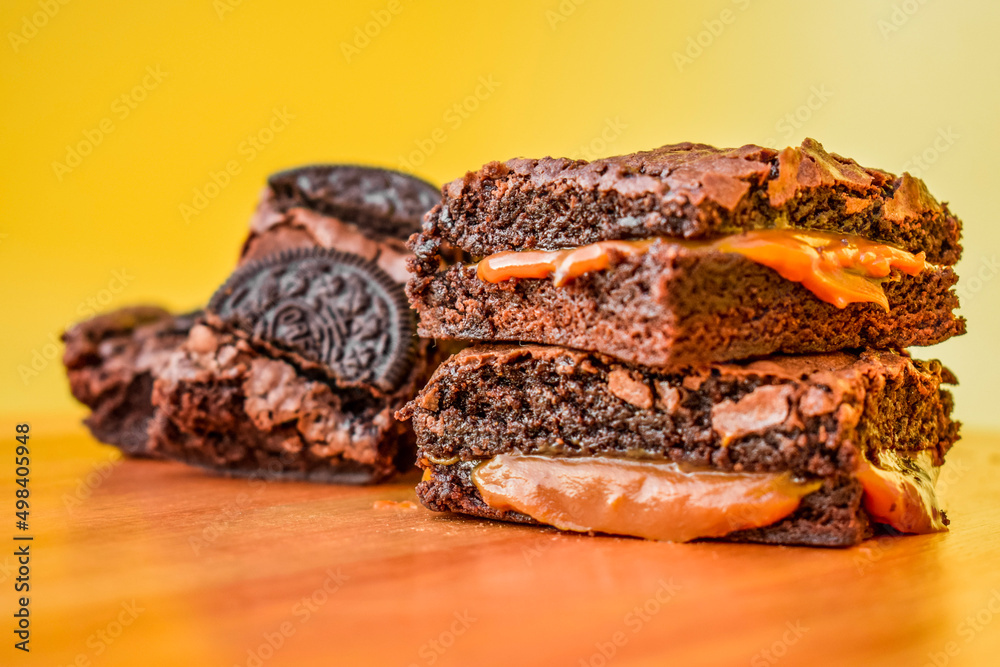 chocolate cake with nuts