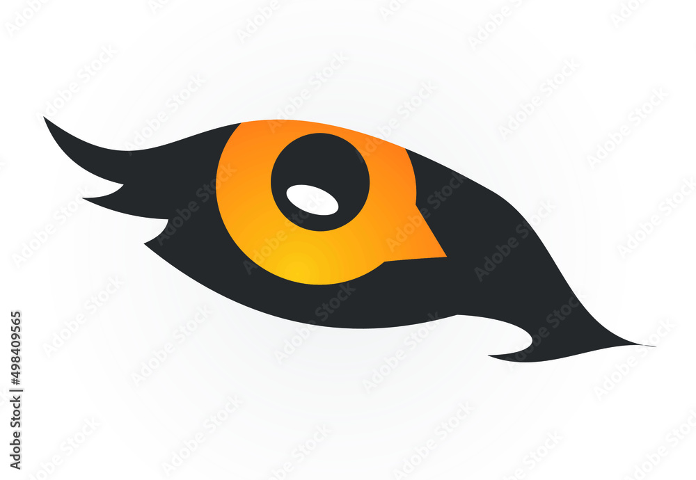 illustration eye of a fish eaggle. simple luxury eye logo in the wold. busines, background, banner, icon ilustration illustration eye of a fish eaggle. simple luxury eye logo in the wold. busines, background, banner, icon ilustration