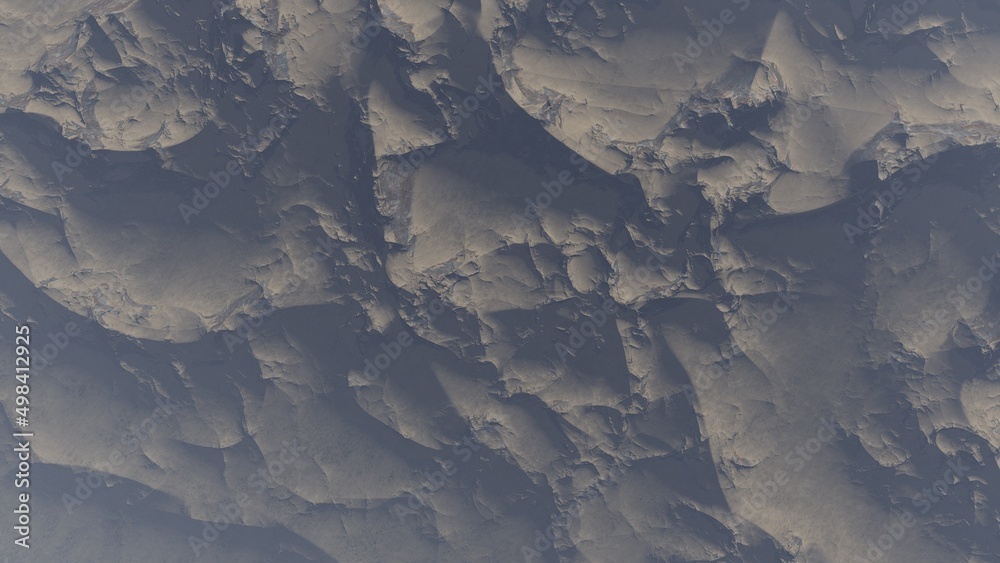 Fototapeta premium abstract cosmic texture, beautiful alien planet in far space, detailed planet surface, abstract aerial view, abstract texture, science fiction, cosmic landscape 