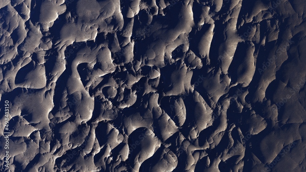 Fototapeta premium abstract cosmic texture, beautiful alien planet in far space, detailed planet surface, abstract aerial view, abstract texture, science fiction, cosmic landscape 