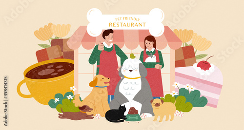 Pet friendly restaurant