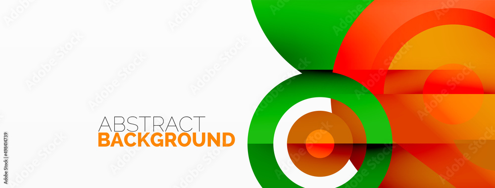 Rings and circles geometric abstract background for wallpaper, banner, backdrop Rings and circles geometric abstract background for wallpaper, banner, backdrop