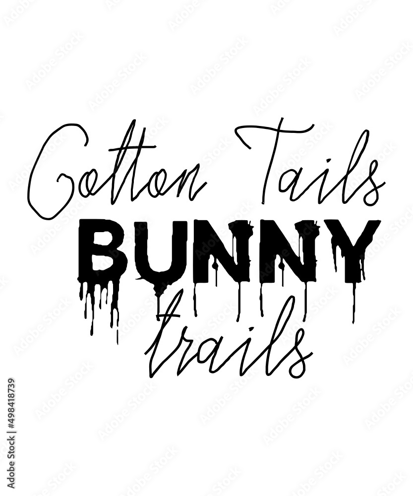 Fototapeta premium Hoppy Easter Svg, Cute Easter Bunny, Happy Easter Svg, Kids Easter Svg, Funny Easter