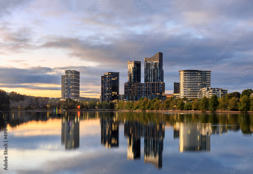 Canberra buildings growing into real city