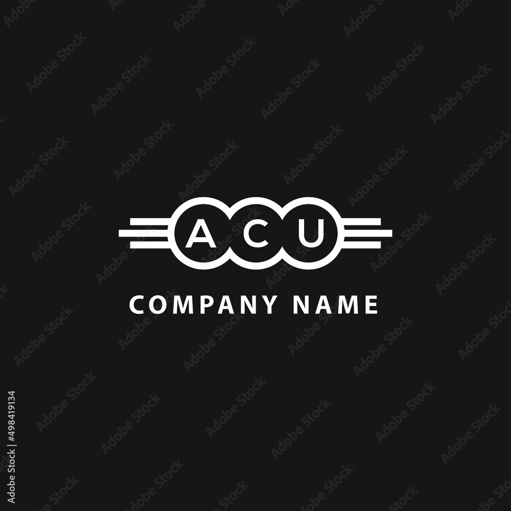 ACU letter logo design on black background. ACU creative initials letter logo concept. ACU letter design.
ACU letter logo design on black background. ACU creative initials letter logo concept. ACU letter design.