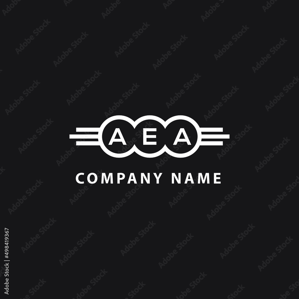AEA letter logo design on black background. AEA creative initials letter logo concept. AEA letter design. AEA letter logo design on black background. AEA creative initials letter logo concept. AEA letter design.