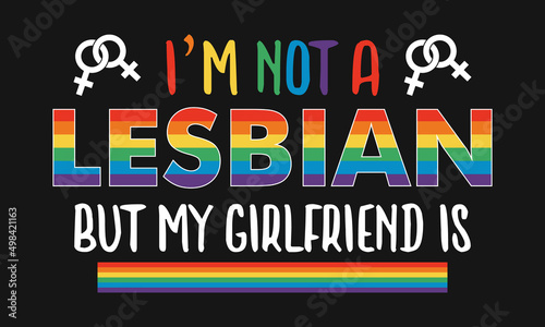 Pride Gay Rainbow Typography SVG T-shirt Design 