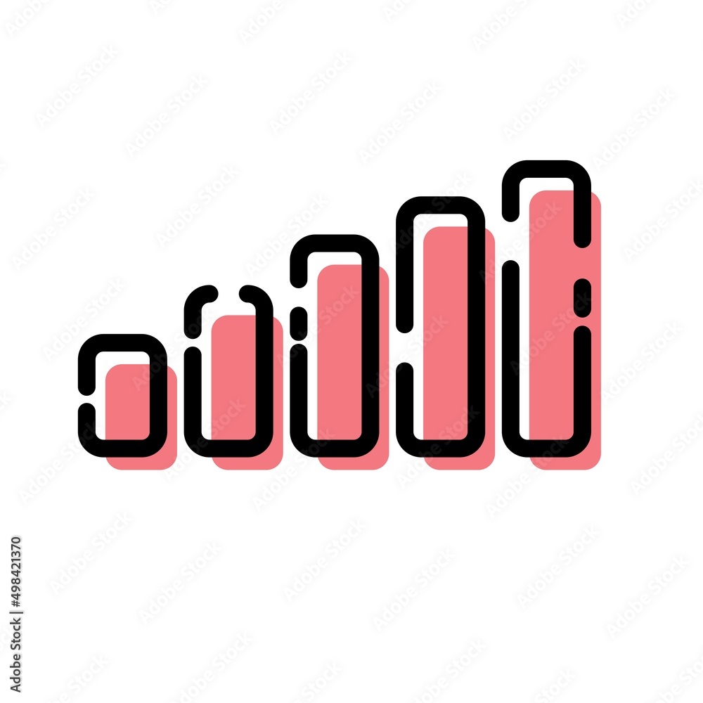 Cute Red Signal Cartoonist Flat Design For App Label Vector Illustration Cute Red Signal Cartoonist Flat Design For App Label Vector Illustration