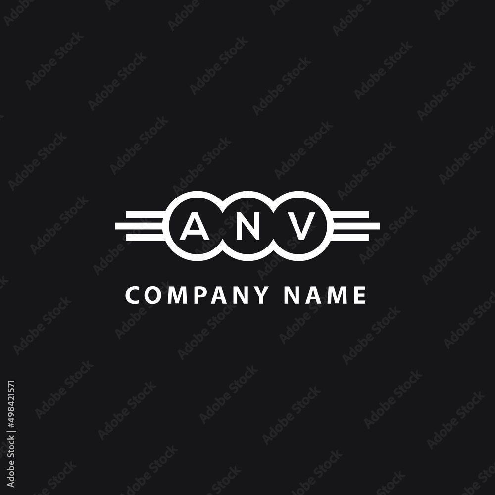 ANV letter logo design on black background. ANV creative initials letter logo concept. ANV letter design.
ANV letter logo design on black background. ANV creative initials letter logo concept. ANV letter design.