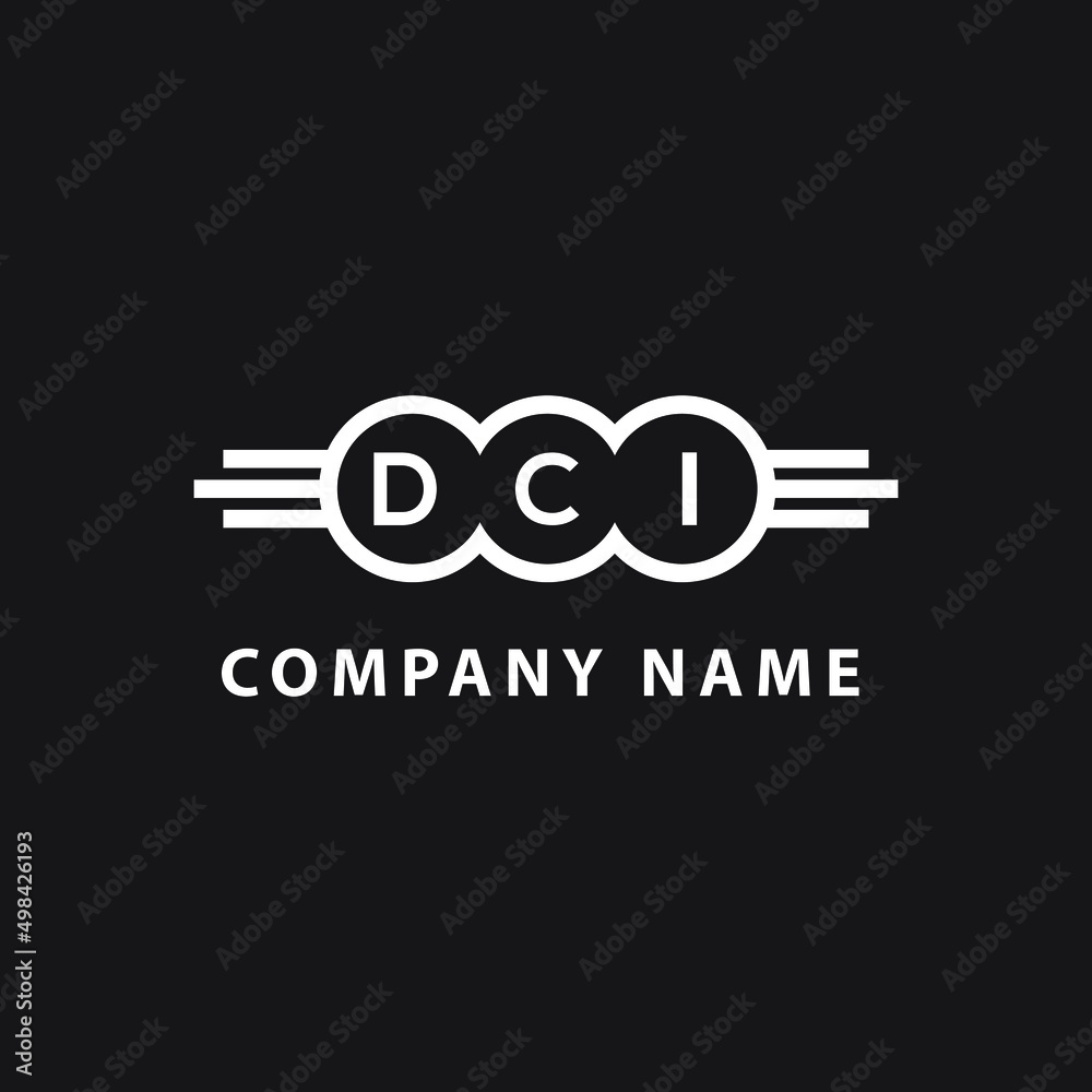 DCI letter logo design on black background. DCI creative circle letter logo concept. DCI letter design. DCI letter logo design on black background. DCI creative circle letter logo concept. DCI letter design.