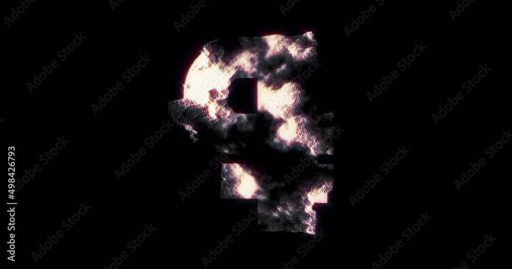 Animation of russian ruble currency symbol spinning over black background Animation of russian ruble currency symbol spinning over black background