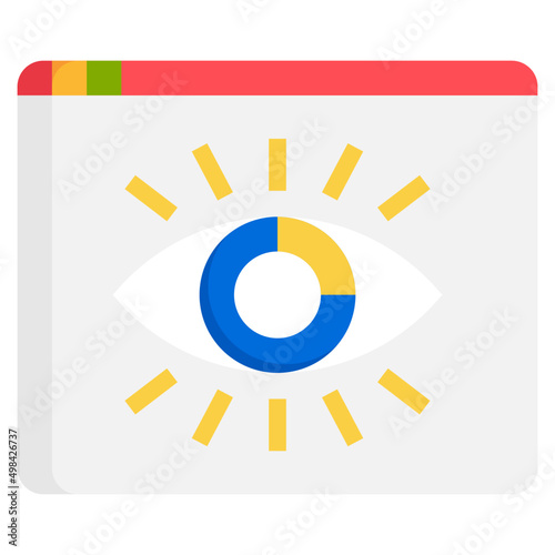 IMPRESSION flat icon