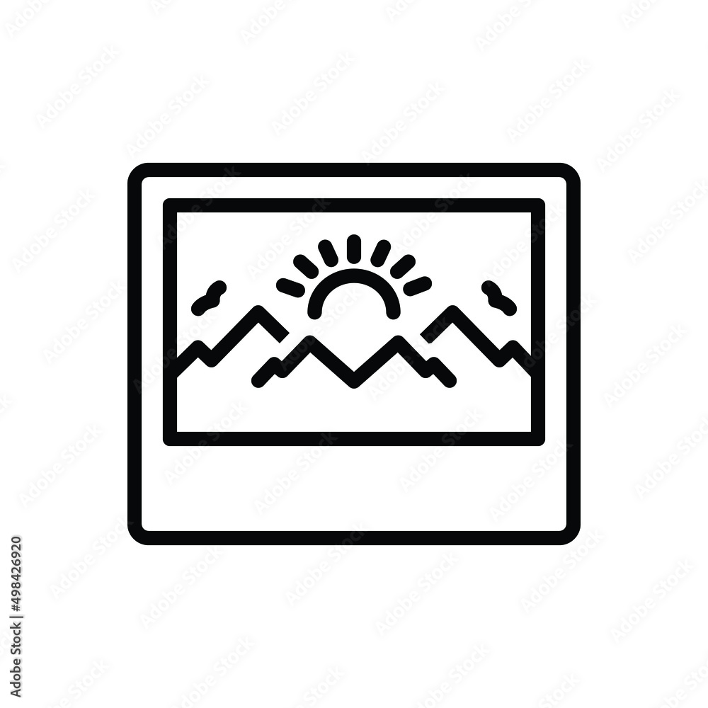 Black line icon for thumbnail Black line icon for thumbnail