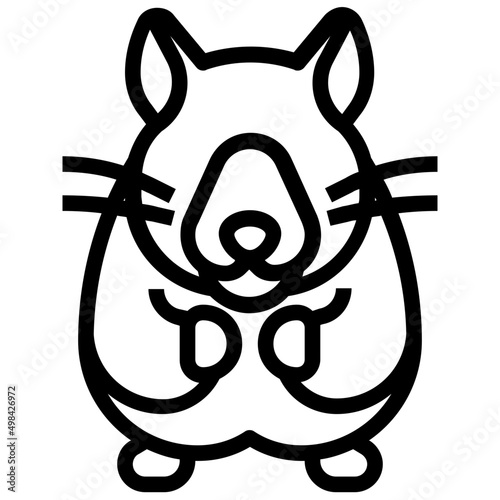 HAMSTER line icon