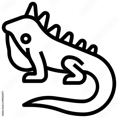 IGUANA line icon
