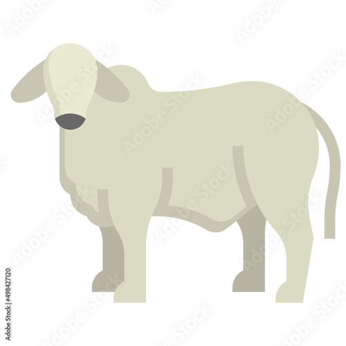 COW flat icon