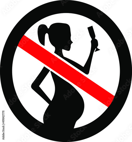   Pregnant woman should not drink alcohol.