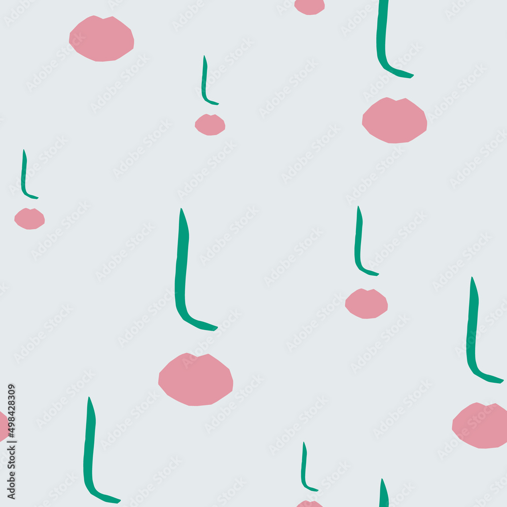 Abstract aesthetic seamless pattern. Simple creative shape Abstract aesthetic seamless pattern. Simple creative shape